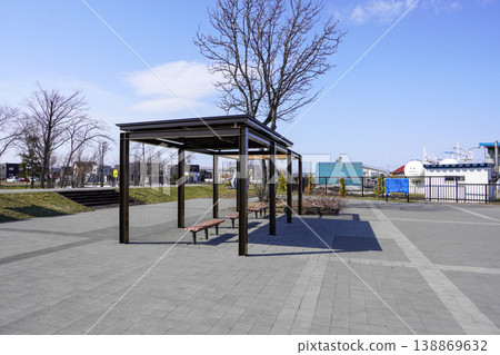 櫻花公園的春天,原車站所在地(原新十川站) 櫻花公園的春天,原車站所在地(原新十川站) 138869632
