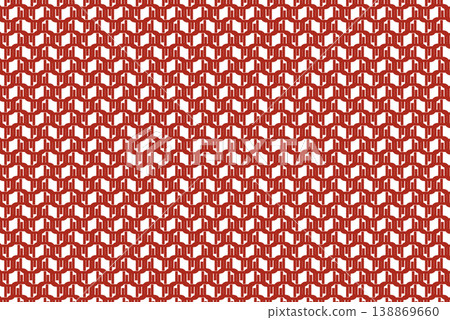 Red pattern background, Japanese style image, abstract pattern 138869660