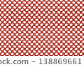 Red pattern background, Japanese style image, abstract pattern 138869661