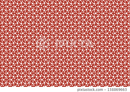 Red pattern background, Japanese style image, abstract pattern 138869663