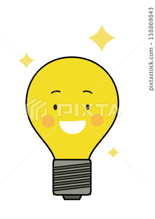 A simple, stylized illustration of a light bulb that sparks an idea. A simple, stylized illustration of a light bulb that sparks an idea. 138869843