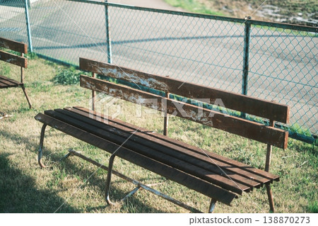 Rusted bench Rusted bench 138870273