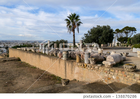Tunisia, Carthage Ruins, Byrsa Hill 138870286
