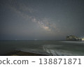 Cliffs and the Milky Way along the Sotobo coast, Chiba Prefecture 138871871