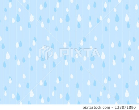 雨天背景 - 淺藍色 138871890