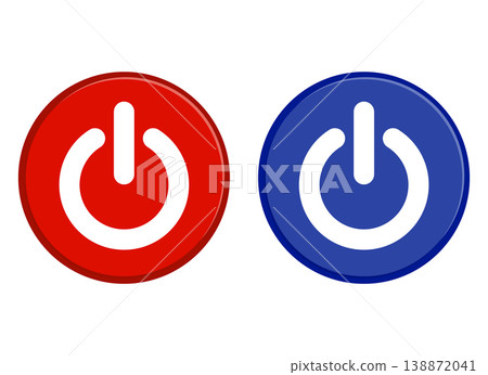 Power switch (red and blue) 138872041