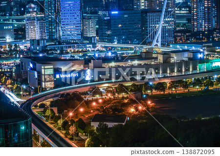 Tokyo night view from Odaiba, Tokyo Tokyo night view from Odaiba, Tokyo 138872095