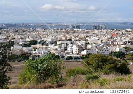 從比爾薩山眺望突尼斯迦太基遺址。 138872481