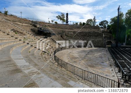 Tunisia: Ruins of Carthage, Roman Theatre Tunisia: Ruins of Carthage, Roman Theatre 138872870