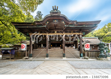 香川縣琴平町琴平宮（金平山）正殿正面圖。 138873096