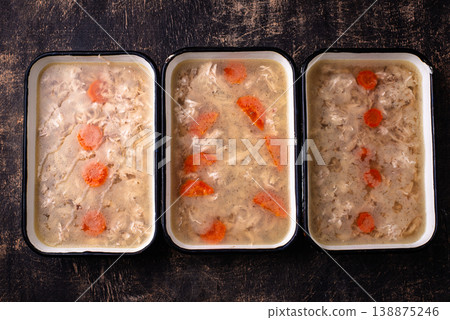 Aspic with meat, natural collagen Aspic with meat, natural collagen 138875246