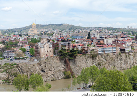 Panoramic view of Tbilisi, Georgia 138875610
