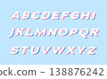 漸層半立體字母集（3D風格字體） 138876242
