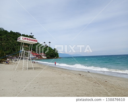 Scenery of White Beach in Puerto Galera, Philippines 138876610