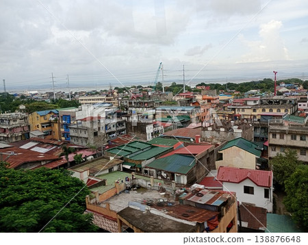 Streetscape (slum) of Manila, Philippines 138876648