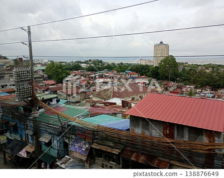 Streetscape (slum) of Manila, Philippines 138876649