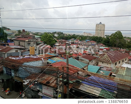 Streetscape (slum) of Manila, Philippines 138876650