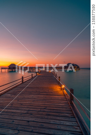 Stunning dream travel sunset water villas Maldives island ocean romantic lights vibrant radiant sky clouds luxury paradise vacation breathtaking wallpaper Stunning dream travel sunset water villas Maldives island ocean romantic lights vibrant radiant sky clouds luxury paradise vacation breathtaking wallpaper 138877580