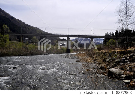 Uonogawa River, Echigo-Yuzawa, Niigata, Japan 138877968