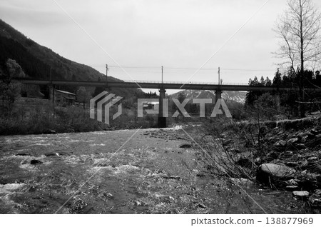 Uonogawa River, Echigo-Yuzawa, Niigata, Japan Uonogawa River, Echigo-Yuzawa, Niigata, Japan 138877969