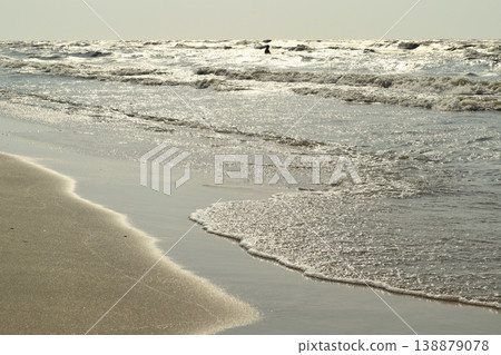 The coast of Sea Azov 138879078