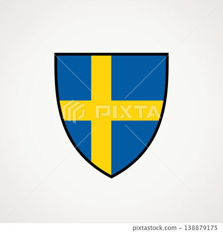 Shield - flag of Sweden 138879175