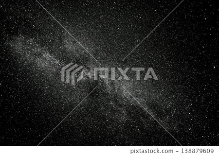 Starry night sky. The Milky Way, our the galaxy 138879609