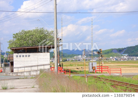 Hojo Railway, a local line, Harima-Yokota Station, Hojo-cho, Kasai City, Hyogo Prefecture Hojo Railway, a local line, Harima-Yokota Station, Hojo-cho, Kasai City, Hyogo Prefecture 138879854