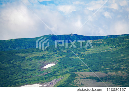 從高海拔觀景台上可以飽覽北海道高山的全景，鬱鬱蔥蔥的植被和皚皚白雪盡收眼底。這壯麗的景色完美展現了北海道雄偉的自然風光，令人嘆為觀止。 138880167
