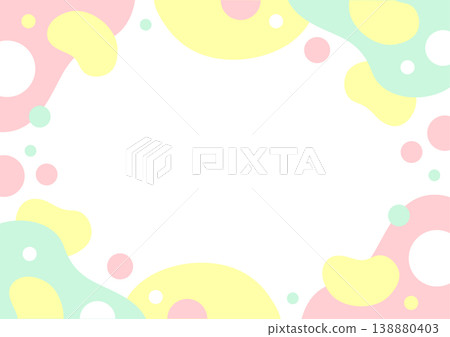Organic geometric background in soft colors (natural pop design material) Organic geometric background in soft colors (natural pop design material) 138880403