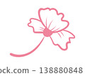 Flower Petal Outline Emblem 138880848