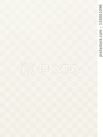 White and cream-colored Japanese patterned paper texture with a checkered background. White and cream-colored Japanese patterned paper texture with a checkered background. 138881096