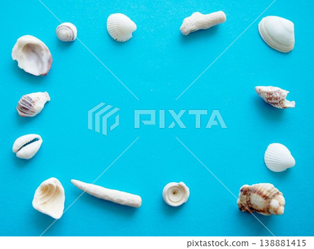 Seashell frame Seashell frame 138881415