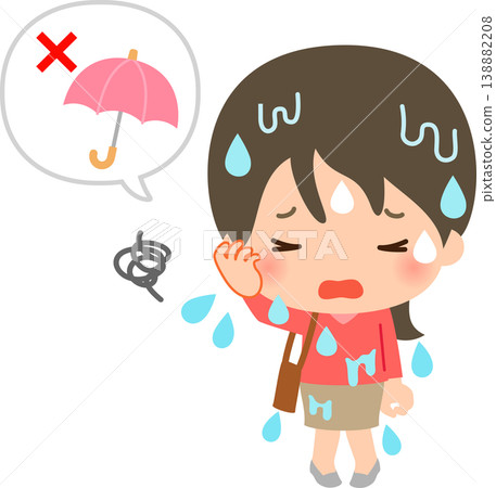 一位被雨淋透的女士 一位被雨淋透的女士 138882208