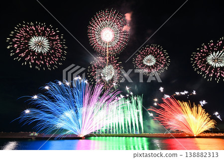 Maritime fireworks Maritime fireworks 138882313