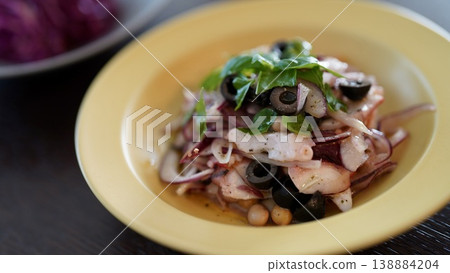Octopus marinated Octopus marinated 138884204