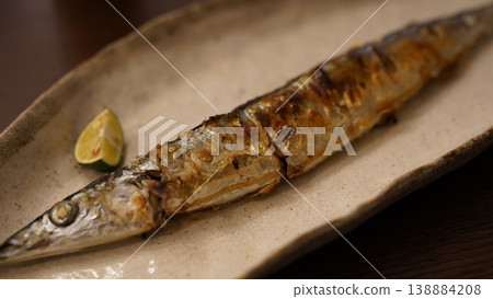 鹽烤秋刀魚 鹽烤秋刀魚 138884208