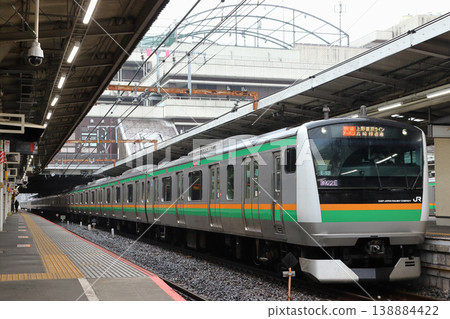 [JU] 高崎線 E233系列車（快速城市列車：東海道線→高崎線直達） 138884422
