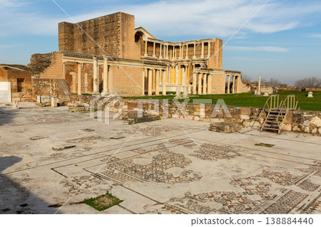 Sardis antic city ruins 138884440
