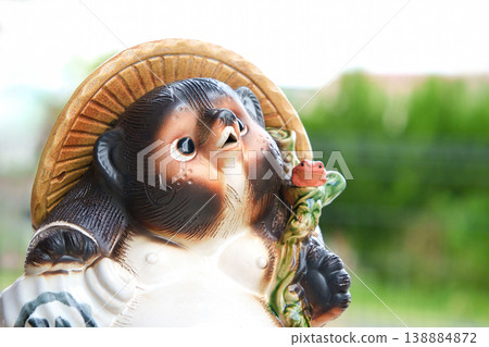 An ornament of a raccoon dog An ornament of a raccoon dog 138884872