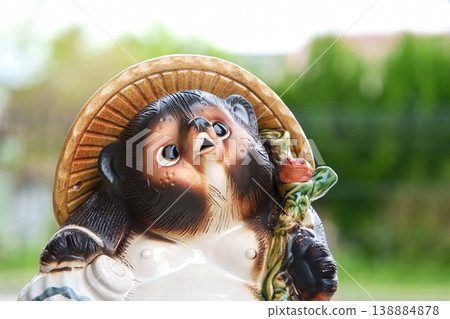 An ornament of a raccoon dog An ornament of a raccoon dog 138884878