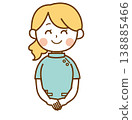 An illustration of a female pharmacist serving customers with a smile. 138885466