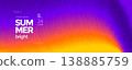 Sunset gradation background with purple to orange 138885759