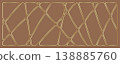Straight chaotic golden lines geometric shapes 138885760