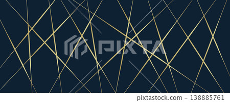Straight chaotic golden lines intersecting 138885761