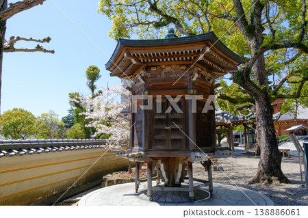 神戶須摩寺抄經殿與櫻花 神戶須摩寺抄經殿與櫻花 138886061