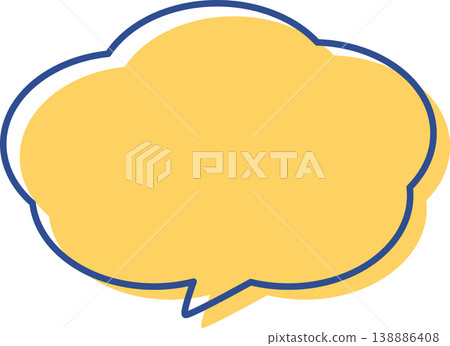 Speech Bubble Retro Pop_Cloud 4 Speech Bubble Retro Pop_Cloud 4 138886408
