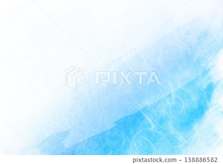 Blue Japanese paper with a slightly faded appearance. 138886582