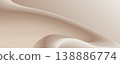Soft beige abstract gradient background 138886774