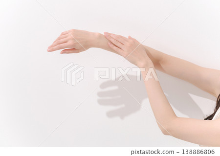 Body parts of women that require arm care Body parts of women that require arm care 138886806